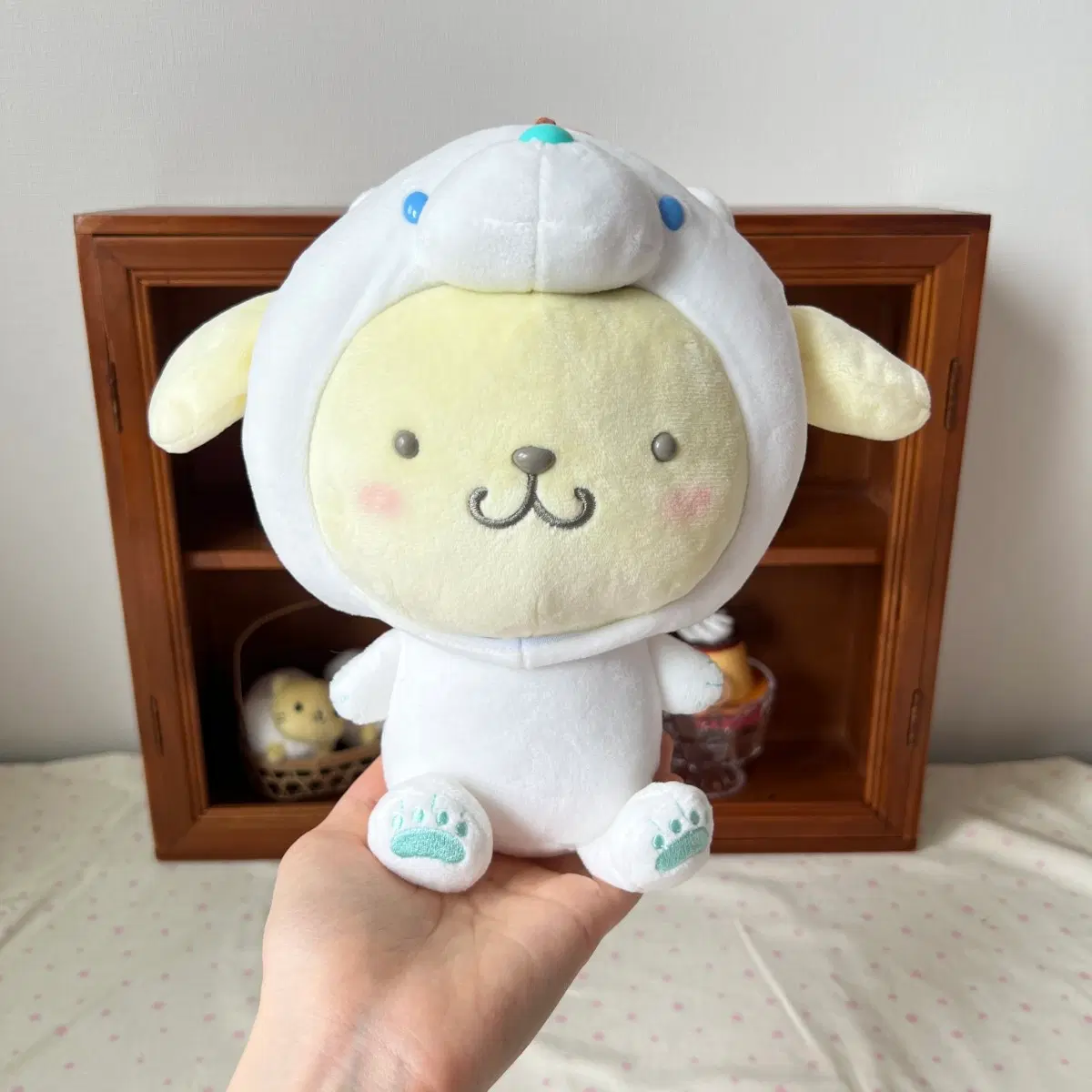 폼폼푸린 북극곰 인형