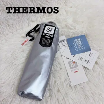 THERMOS &ONDO 우천 겸용 양산 메탈릭 그레이 새상품