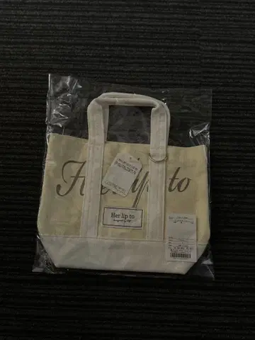 Herlipto 토트백 yellow 신주쿠 루미네2 한정품