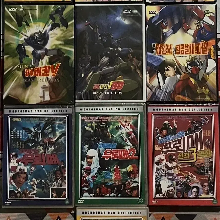 김청기 감독의 추억의 만화 DVD 일괄 판매합니다.