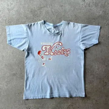 70s 챔피온 셔츠 USA제 라이트 블루 L 바터택