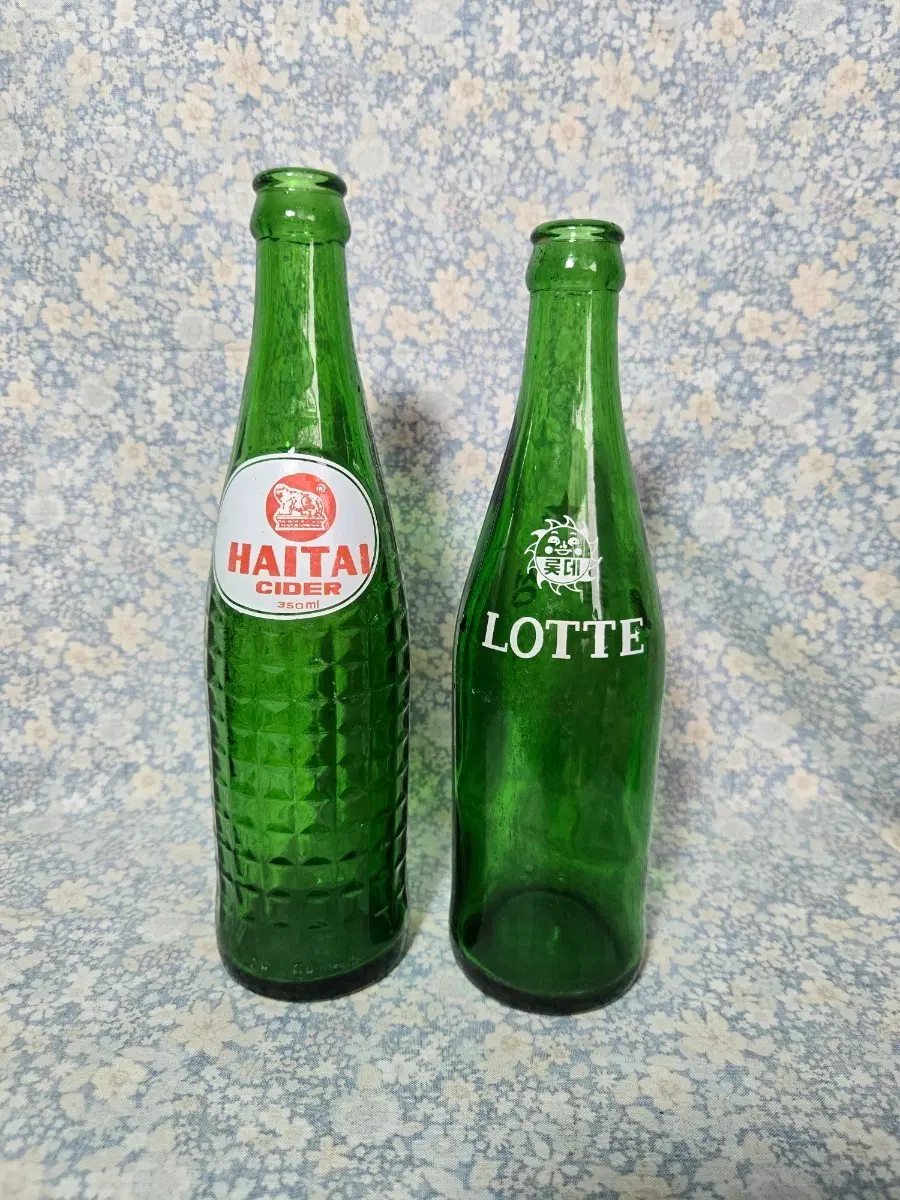 해태, 롯데 사이다 빈병 2개