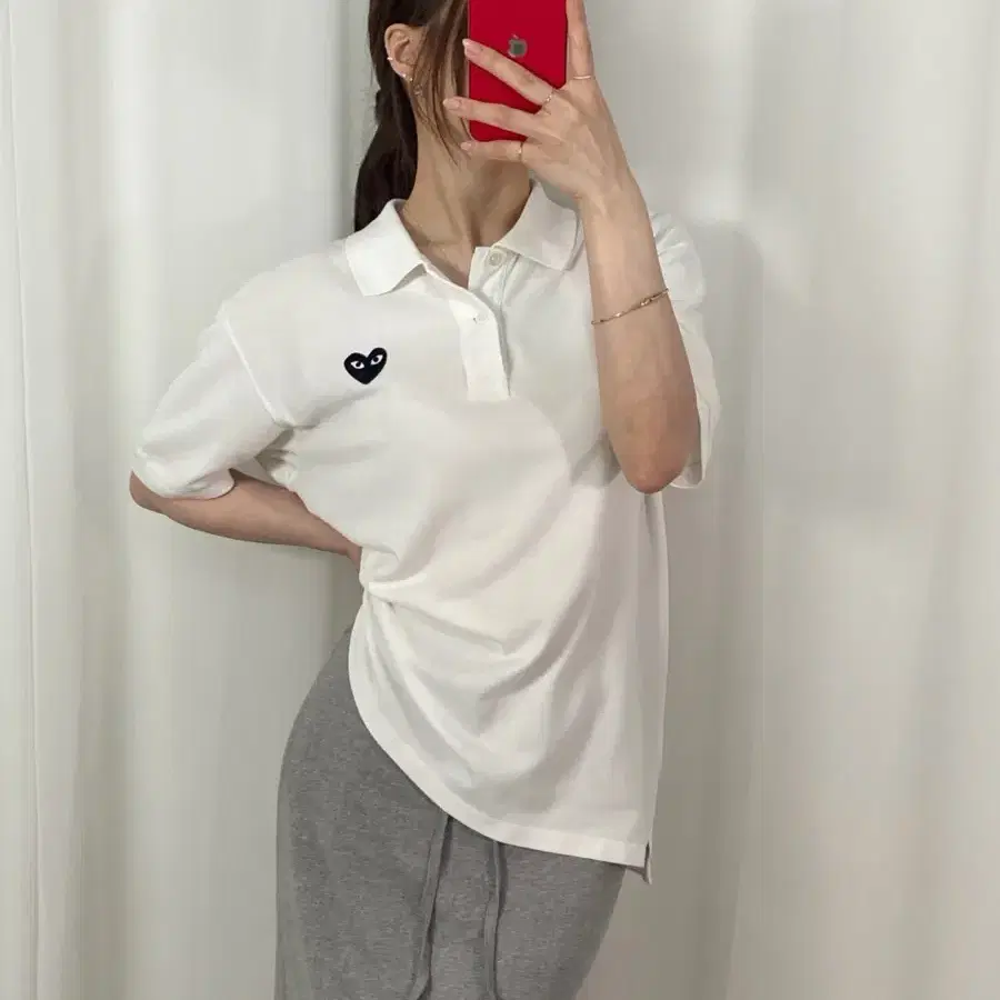 꼼데가르송 화이트 블랙와펜 pk
