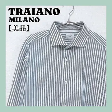 TRAIANO MILANO ITALY 긴팔 셔츠 트라이아노 스트레치