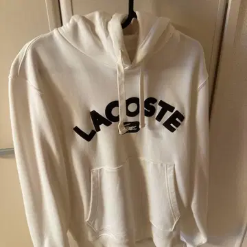 LACOSTE 후드티 화이트 FR3 US S