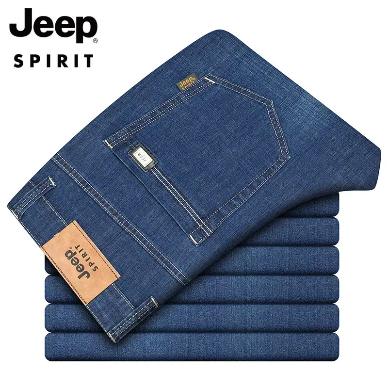 JEEP SPIRIT 남성 데님 청바지 슬림핏 스판 팬츠 캐주얼 일자 청바지