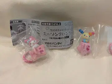산리오 캐릭터즈 키링 행거 가챠 우사하나 마이멜로디