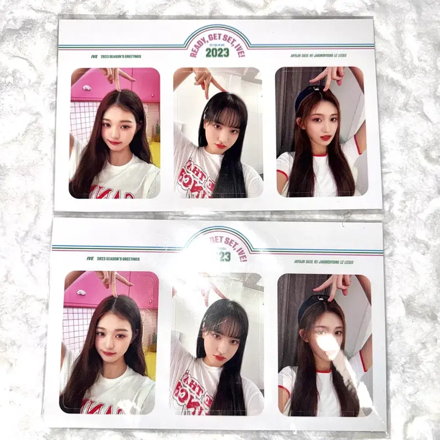 (미개봉) 세트 일괄 아이브 ive 2023 시그 스스퀘 특전 포카 원영 레이 유진 가을 이서 미개봉 양도 판매 포토카드 시그특전 시즌그리팅