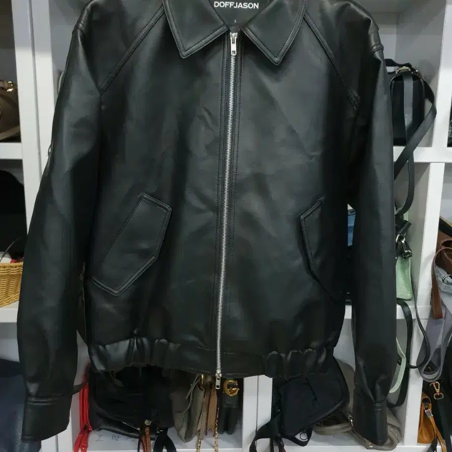 도프제이슨 인조가죽 자켓 L