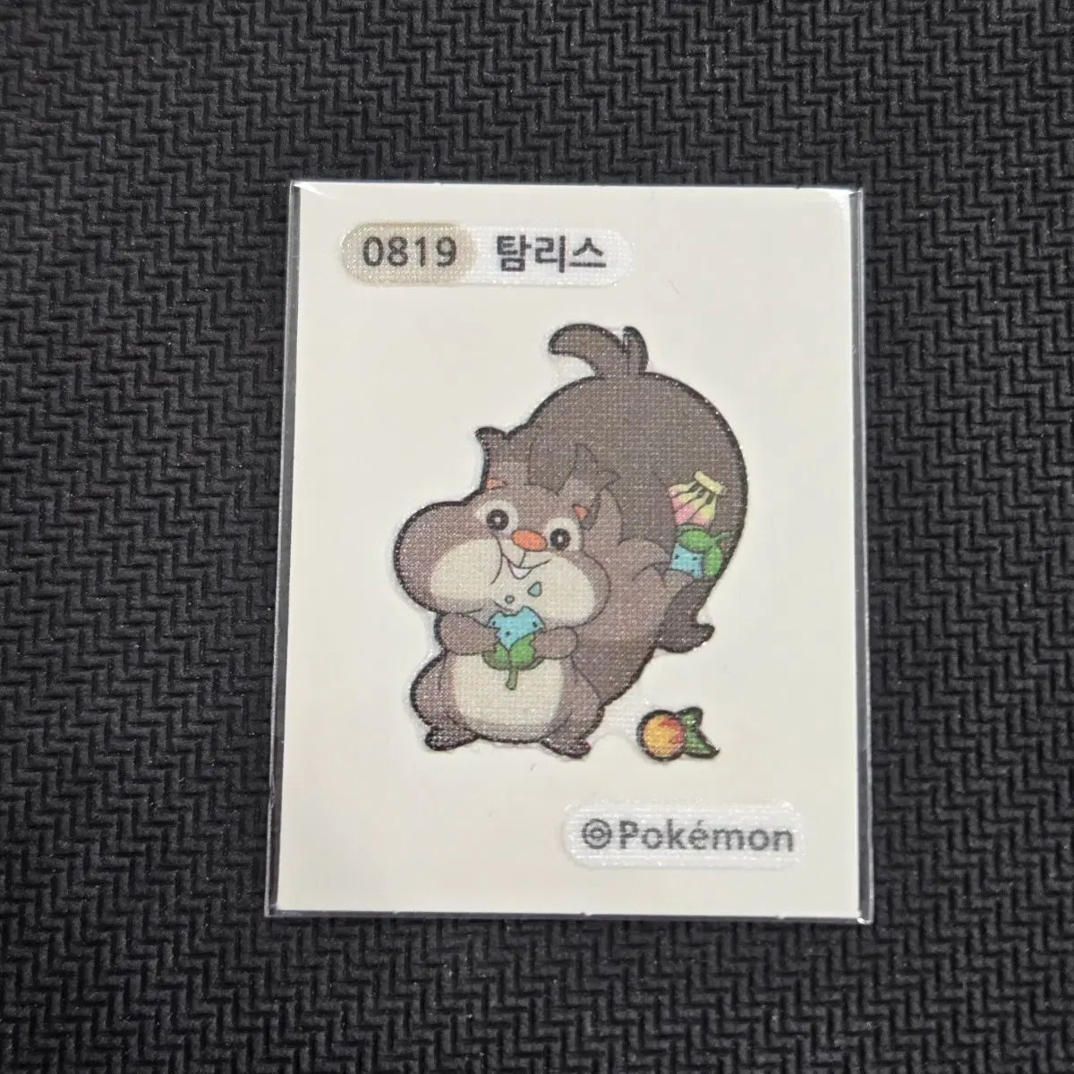 탐리스 0819 포켓몬 띠부씰