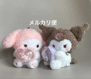 산리오 캐릭터즈 클리어 포피 봉제 인형 마이멜로디 쿠로미