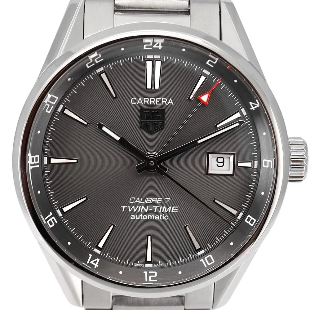 태그호이어 까레라 트윈타임 칼리버7 Carrera Twin Time Calibre 7 41mm WAR2012-1