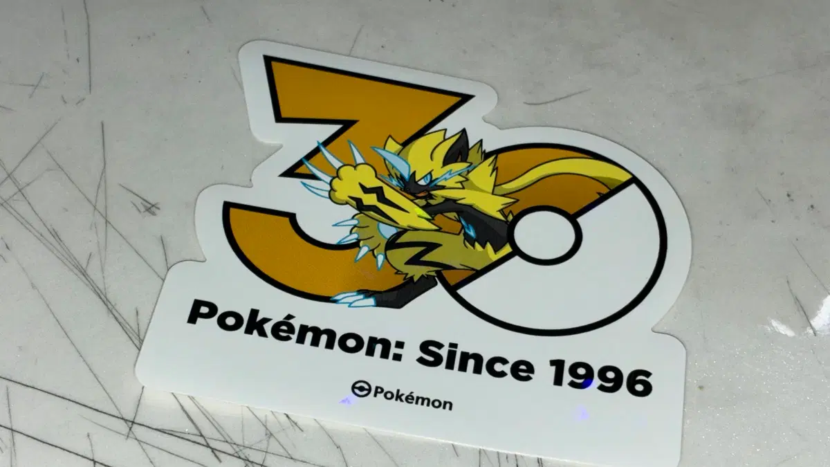 포켓몬스터 30주년 스티커 제라오라