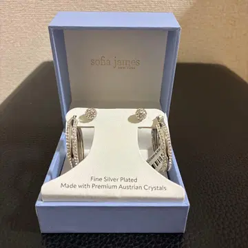 Sofia James 귀걸이 2세트 premium Crystal