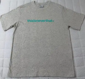 thisisneverthat 로고T셔츠 멜란지 그레이 M사이즈
