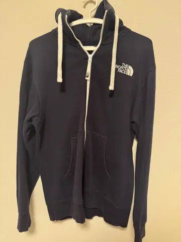 THE NORTH FACE 네이비 후드 부착 후드티 M