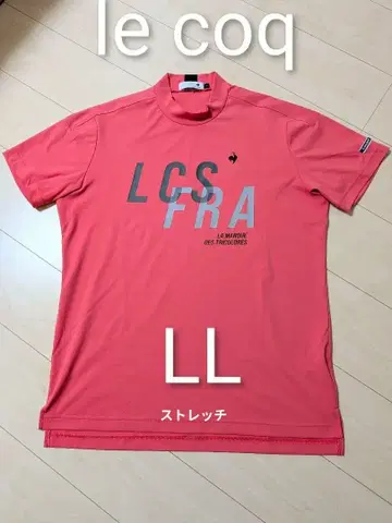 르꼬끄 스포르티브 골프 셔츠 남성용 LL 핑크