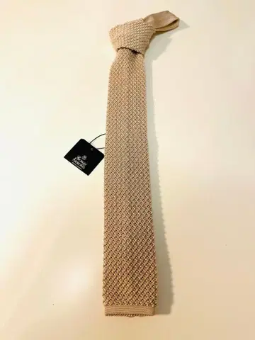 가격 인하 미사용 새상품 UNITED ARROWS 실크 니트 타이 베이지