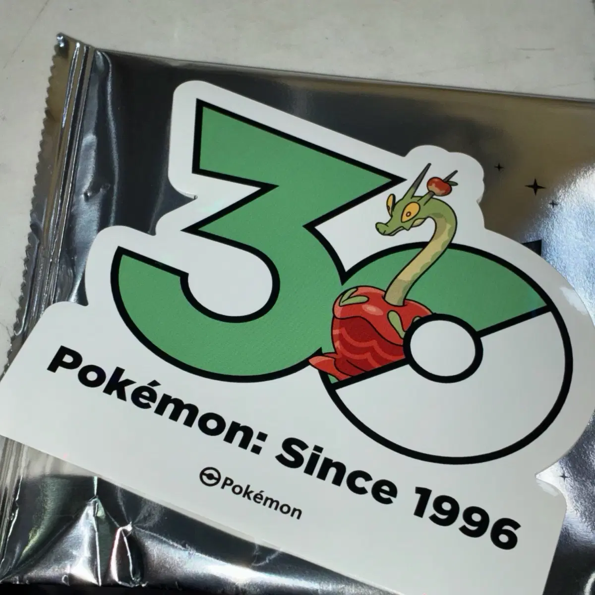 포켓몬스터 30주년 스티커 과미드라