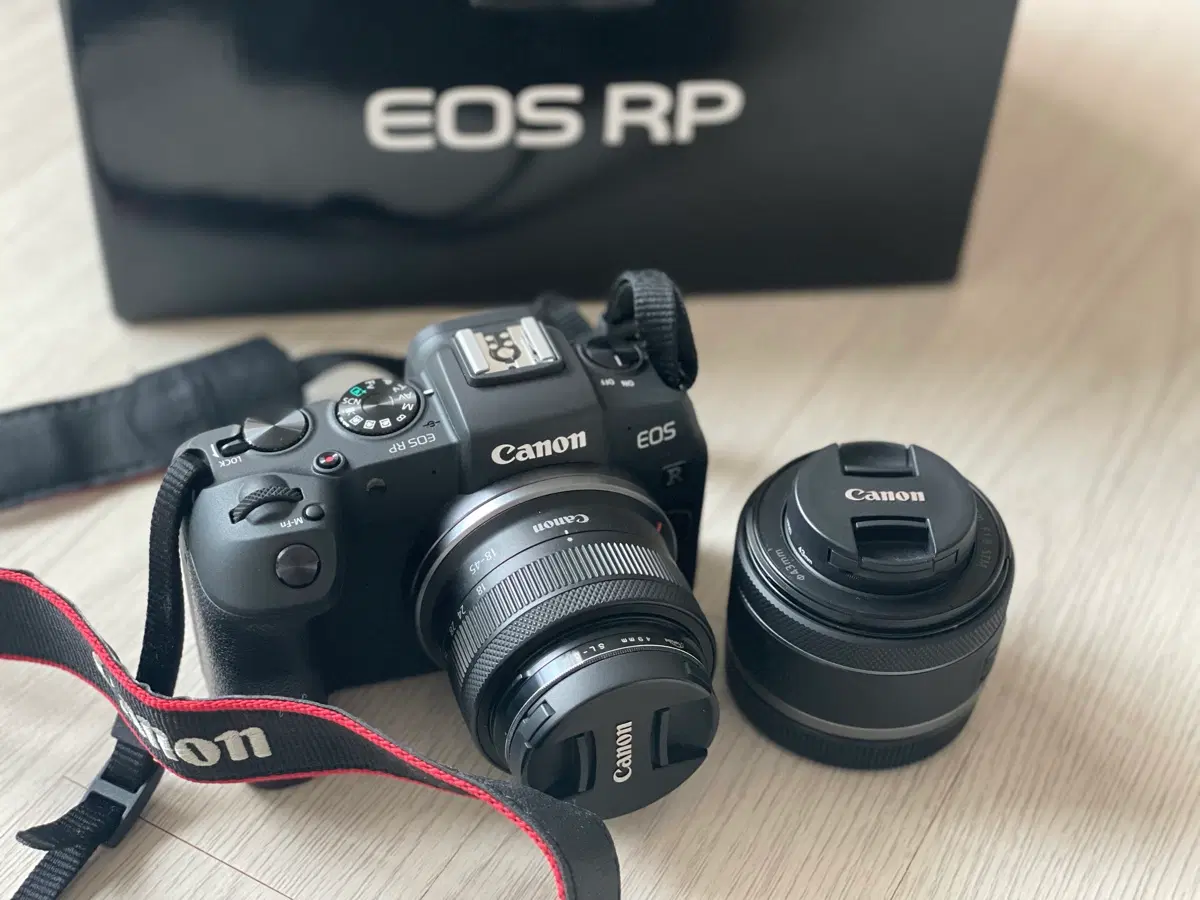 캐논EOS RP 미러리스+ RF50mm F1.8 STM+RF18-45mm