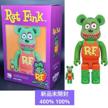 BE@RBRICK RAT FINK (TM) 400% 100% 랫핑크