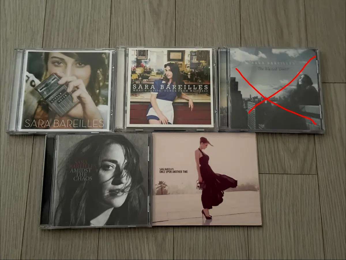사라 바렐리스 Sara Bareilles 팝송 음악 CD 앨범 일괄 팝니다