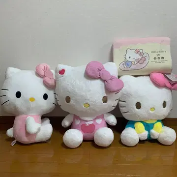 HELLO KITTY 키티 50th 봉제인형 인형 GJ 헤이세이 묶음 판매