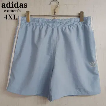 아디다스 오리지널 여성용 트랙 팬츠 4XL 스카이블루 자수