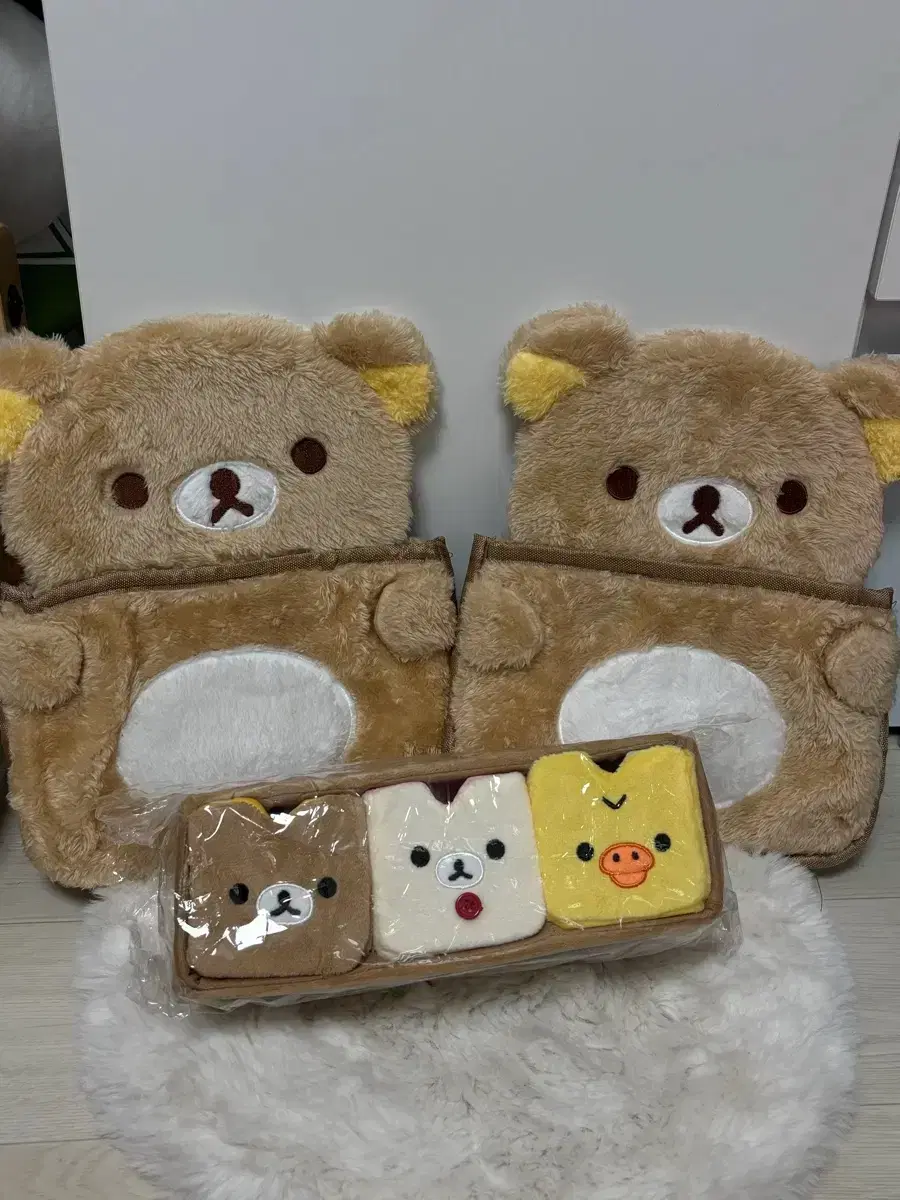 (새상품) 리락쿠마 3단 수납함 행잉 수납함 2종 + 덤
