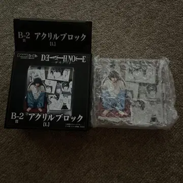 DEATH NOTE 데스노트 B-2상 아크릴 블록 L DMM 복권
