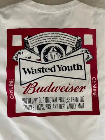[150명 한정 추첨 당첨품] verdy x budweiser 콜라보 T셔츠 XL