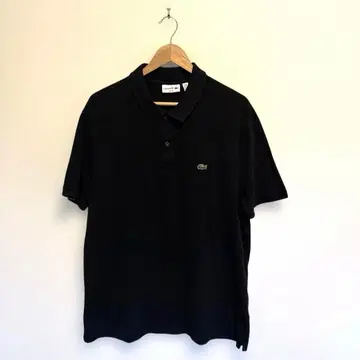 3XL LACOSTE 피케 셔츠 FA8712 블랙 블랙