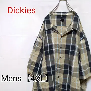 R14 [ US수입 ] Dickies(디키즈) 반팔 셔츠 [ 4XL ] 체크