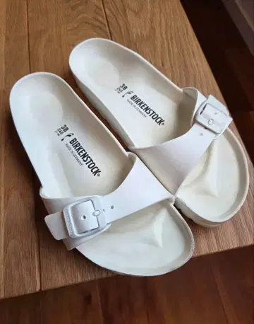 BIRKENSTOCK 마드리드 EVA 화이트 38 24.5cm