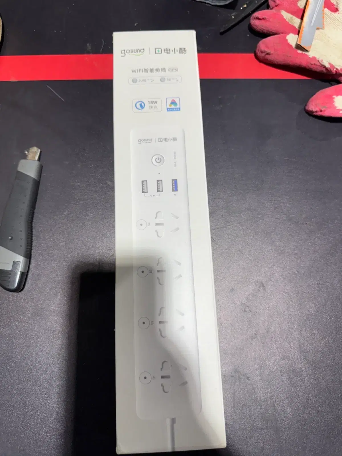 고선드 gosund C25 와이파이 스마트 멀티탭 4구 콘센트 3포트 USB 18W 고속충전 2.4G/5G 듀얼 와이파이 앱 원격제어 타이머 기능 신품 박스완비