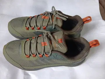 MERRELL 트레킹 슈즈 카키 오렌지 26cm
