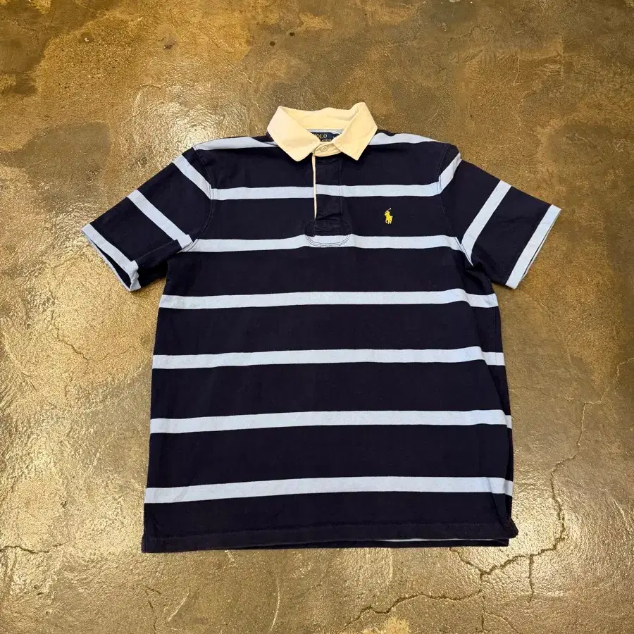 POLO RALPHLAUREN 폴로 스트라이프 럭비티 L