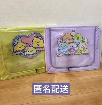 꿈꾸는 꼬리들 클리어 창문 포함 수납 박스 스미코구라시 2종 세트