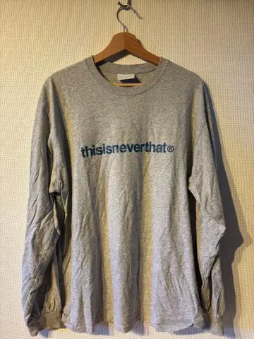 thisisneverthat 로고 롱 티셔츠