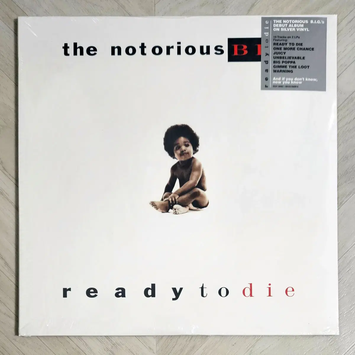 Notorious BIG - Ready To Die - 미개봉 실버 한정판 2LP