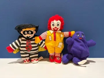맥도날드 해피밀 비니 인형 3개 세트