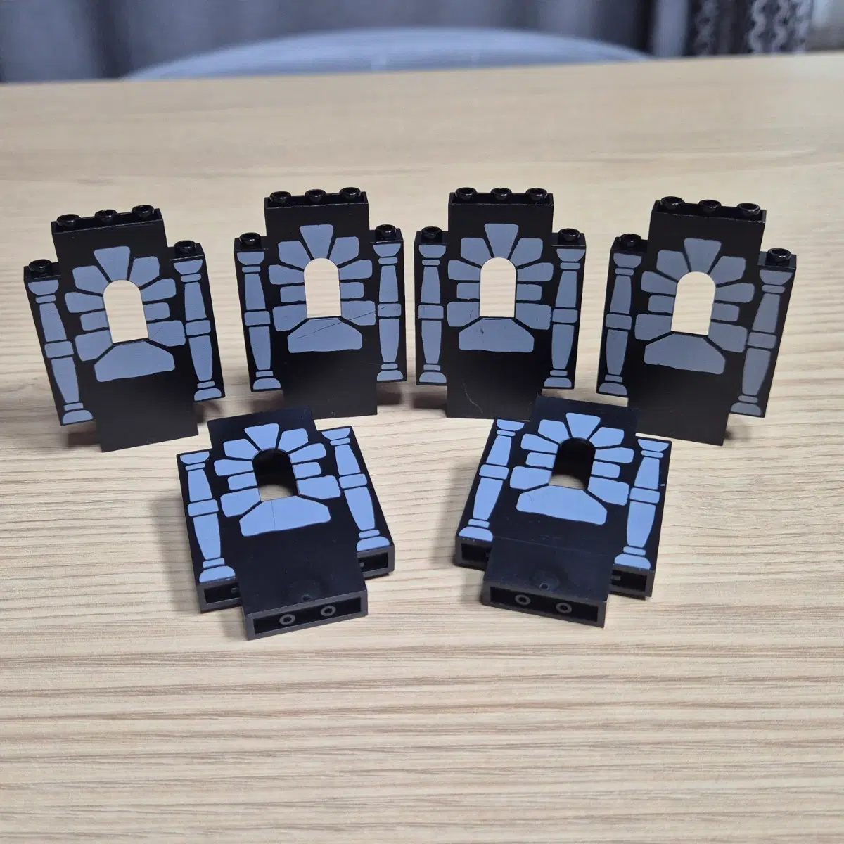 (상태 안좋음) 레고 4444pb04 성벽 부품 6개 일괄