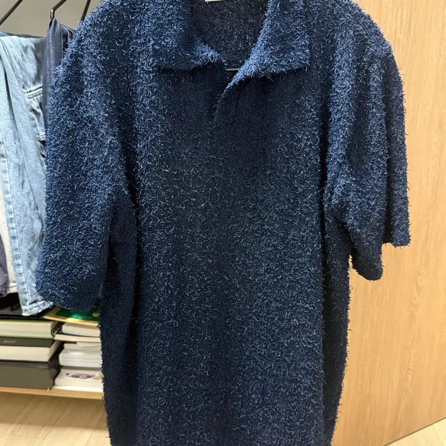 인템포무드 오픈카라 반팔 m