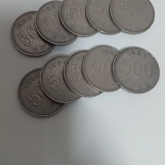 1983년 500원(10개)