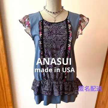 ANNA SUI 상의 made in USA 새상품 택 포함 레어 ML