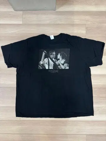 TITANIC 타이타닉 무비 T셔츠 3XL 디카프리오 블랙