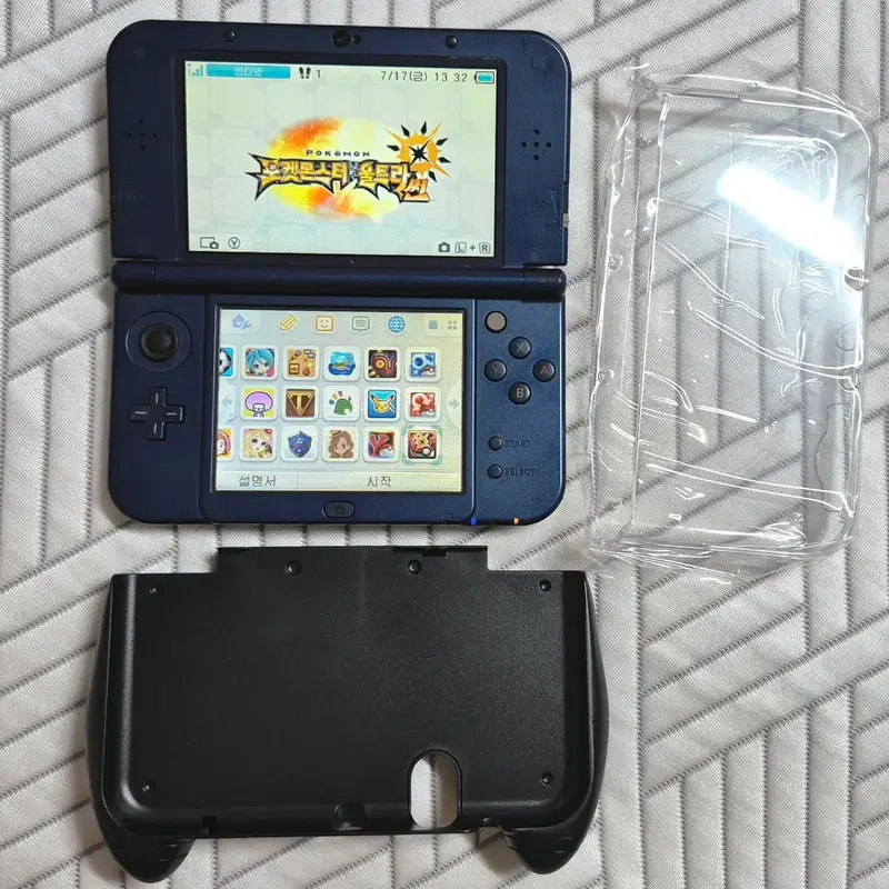 상단 ips 닌텐도 new 3ds xl 뉴큰다수 블루 64gb