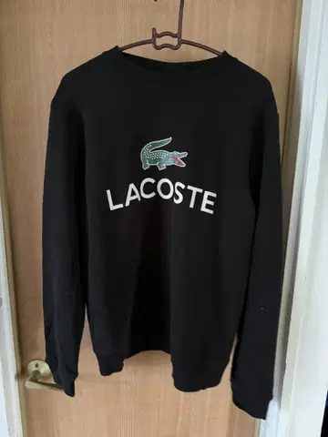 LACOSTE 라코스테 맨투맨 블랙 US S 사이즈