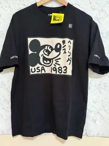 UNIQLO UT 미키 마우스 키스 해링 티셔츠