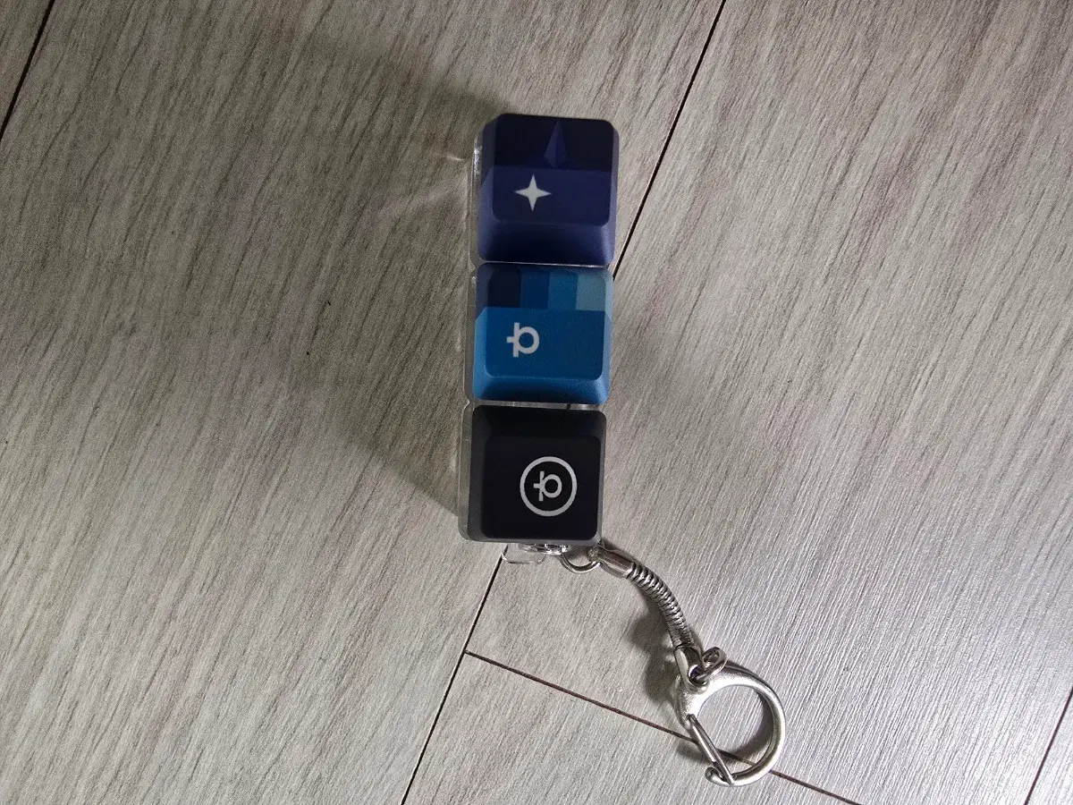 한컴led키캡키링